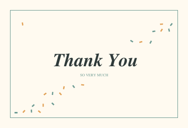Confetti Everyday Thank-You Cards (Printable)